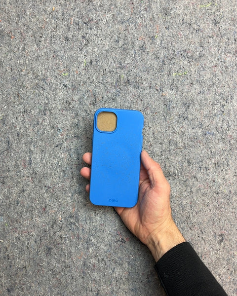 Pela Blue MagSafe Compost Phone Case, iPhone 15 Plus
