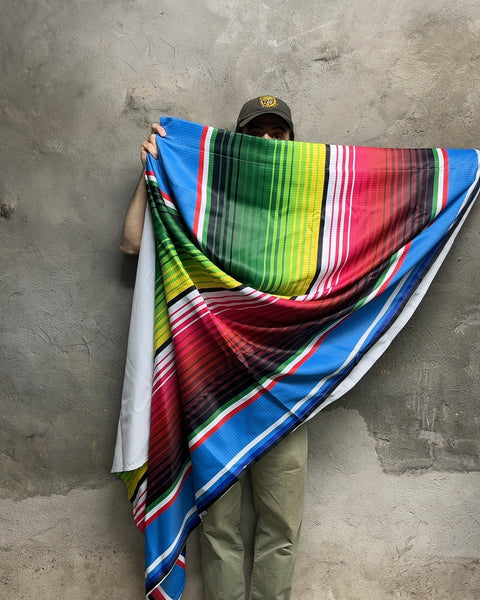 Two Curtains That Look Just Like A Mexican Blanket, 40x100" Each