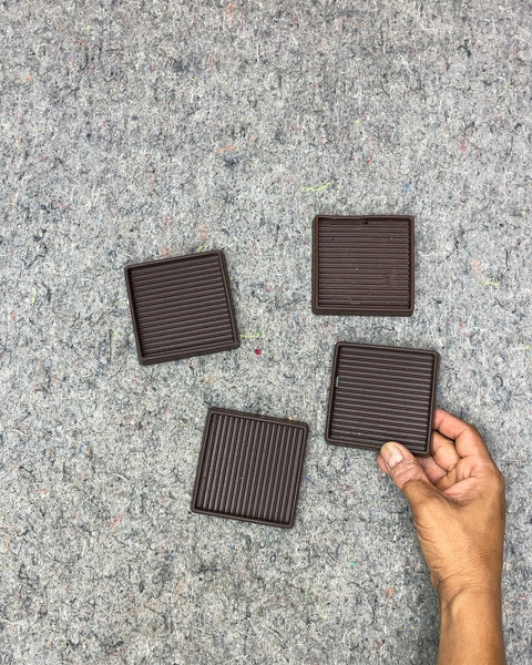1/2" Brown Square Furniture Risers