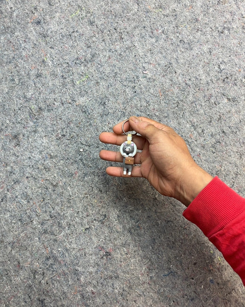 Commuter Cat Mascot Keychain