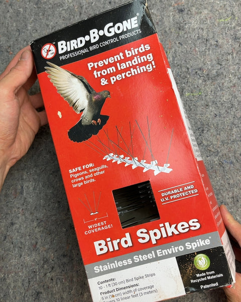 Bird-B-Gone Stainless Steel Enviro Spike Bird Spikes
