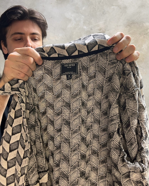 Todd Snyder Geometric Pattern Shirt & Shorts, Size M