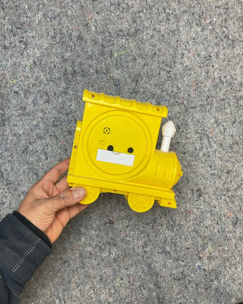 Yellow Train Clock