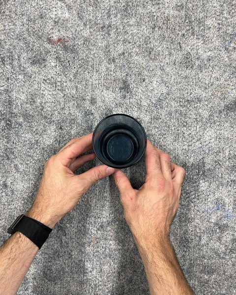 Sexy Dark Blue Glass Drinking Glass