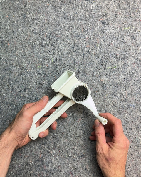 White Rotary Grater