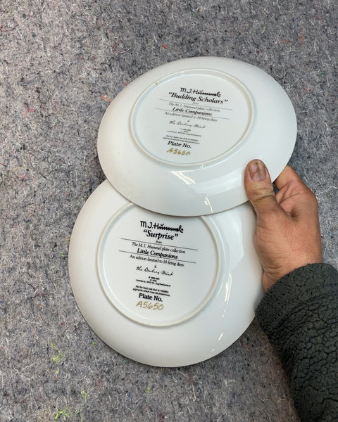 M.I. Hummel Decorative Plates, Set of 2