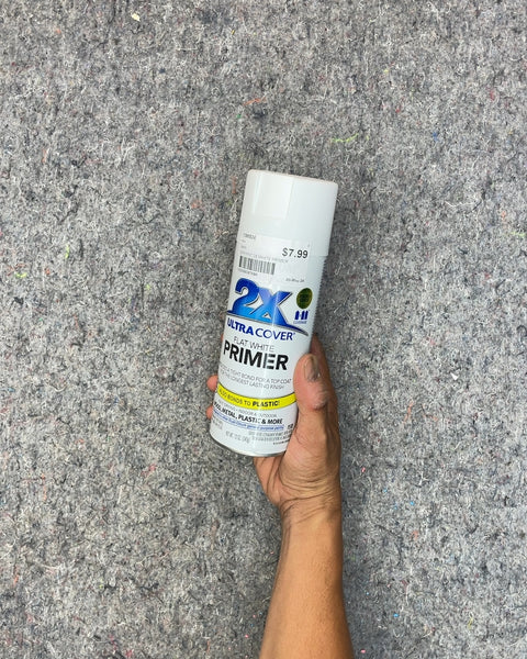 Rust-Oleum 2X Ultra Cover Flat White Primer Spray Paint