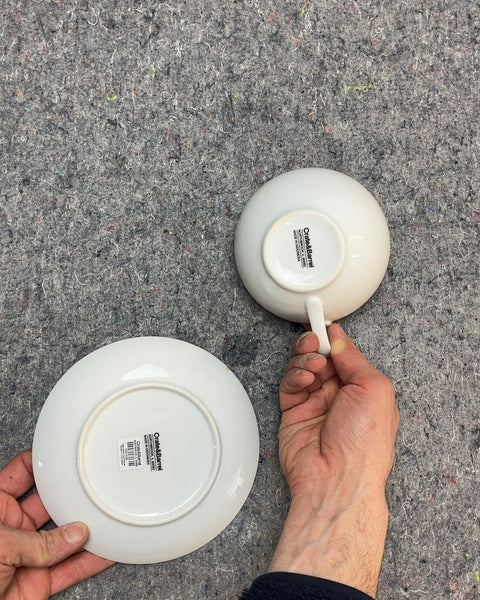 Crate & Barrel Cup and Saucer Set