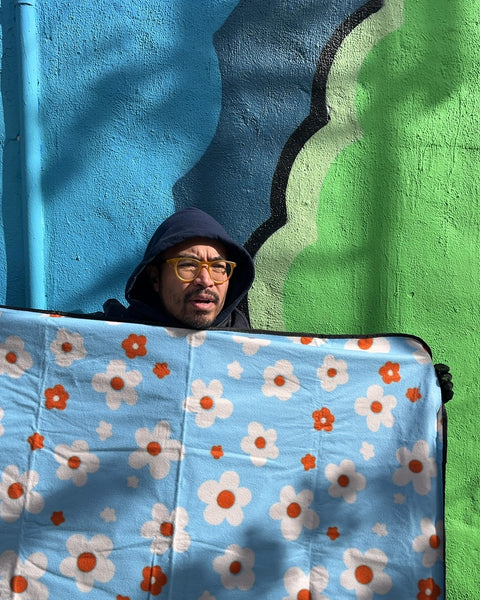 Like New Roll-up Picnic Blanket