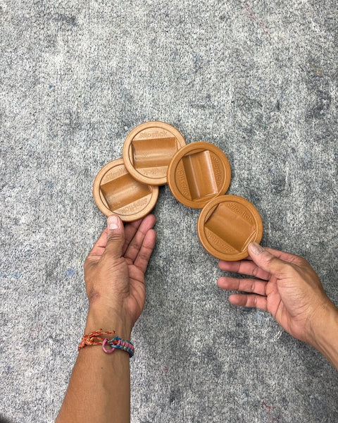 Slipstick Round Furniture Coasters, 1/2"