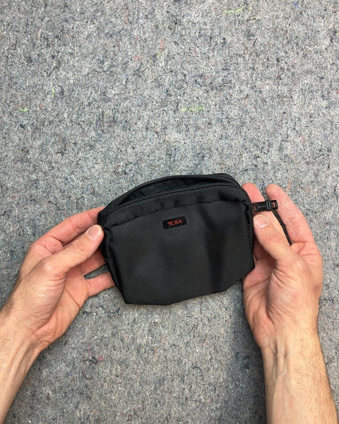Tumi Small Black Nylon Pouch
