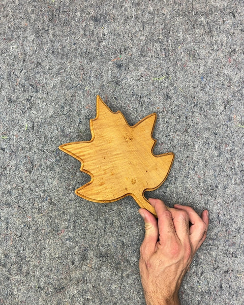 Wooden Maple Leaf Trivet