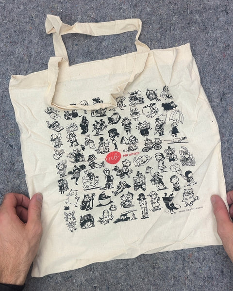 MB Artists Illustrated Canvas Tote Bag