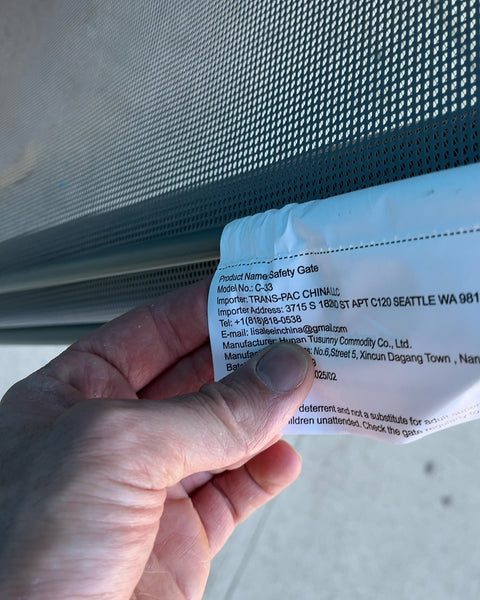 Retractable Baby Safety Gate