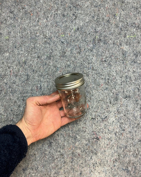 Glass Mason Jar with Lid