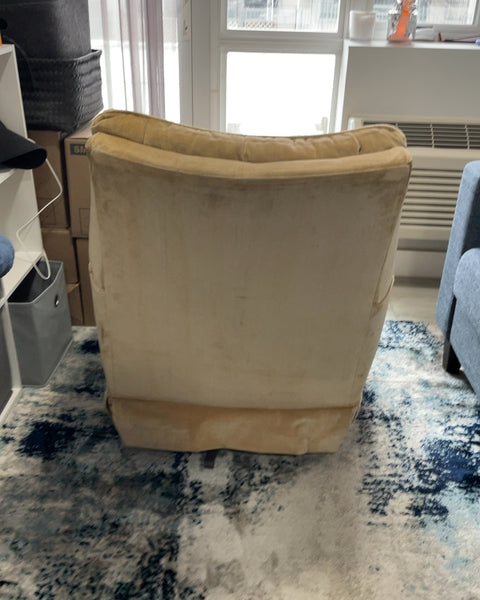 Bouncy Upholstered Armchair, 26x26x30”