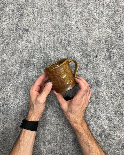 Studio Pottery Brown Glazed Ceramic Mug