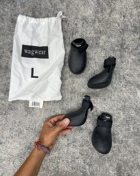 Wagwear WagWellies Dog Rain Boots, Size L