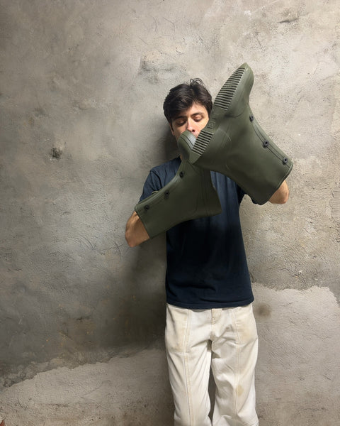 KCA Rubber Rain Overboots, Size US 9M