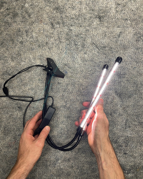 Dual-Head Clip-On LED Plant Grow Light