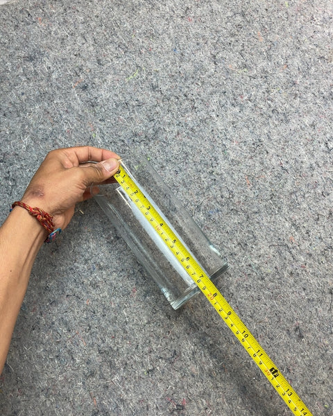 Clear Glass Cylinder Vase