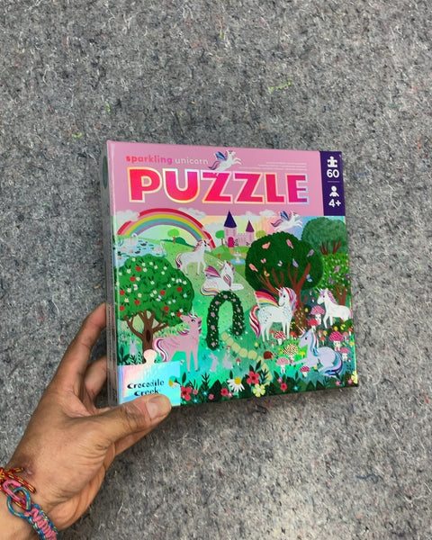 Sparkling Unicorn Puzzle, 60 Pieces