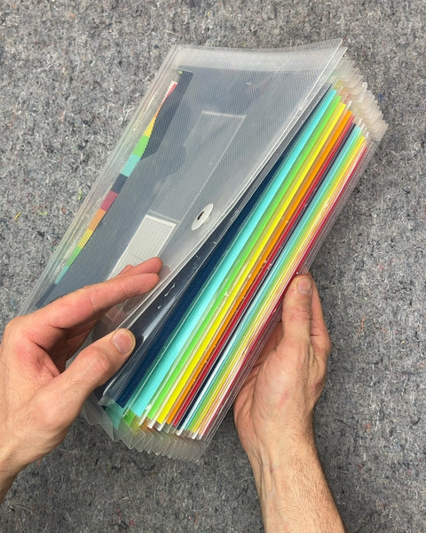 The Container Store Rainbow Expanding File Folder