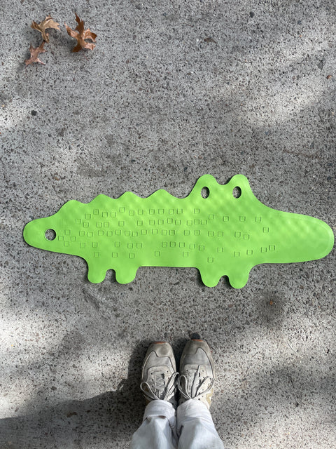 An Alligator Bath Mat for Bebe, or a Whimsical 42 Year Old