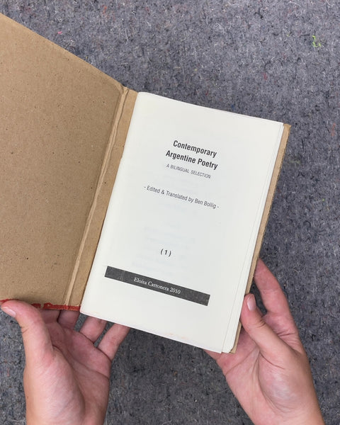 Contemporary Argentine Poetry by Ben Bollig