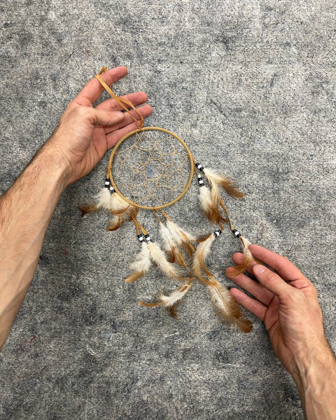 Dreamcatcher Hanging Decor with Feathers and Beads