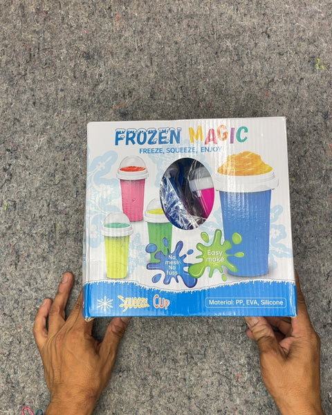 Frozen Magic Squeeze Cup Slushy Maker