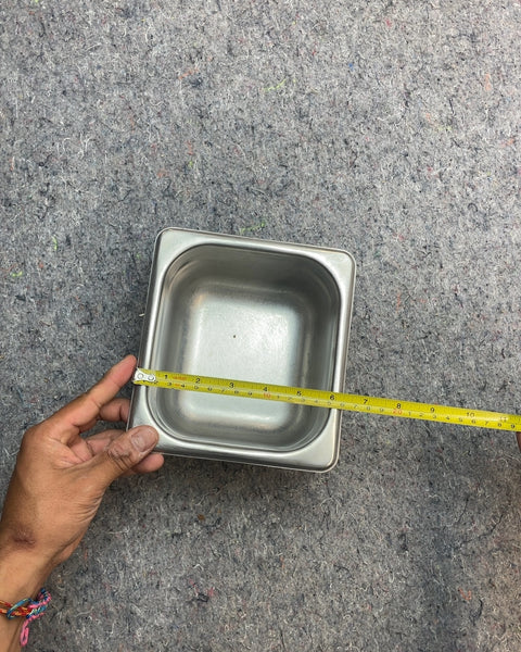 One Last Stainless Steel Food Pan, W6xD4"