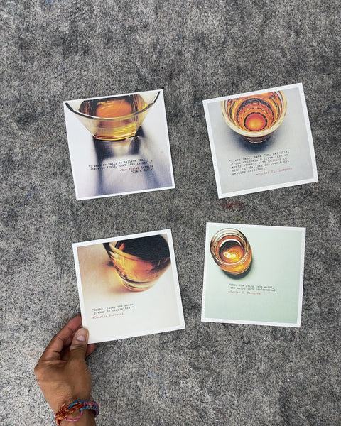 Whiskey Quote Mini Art Cards