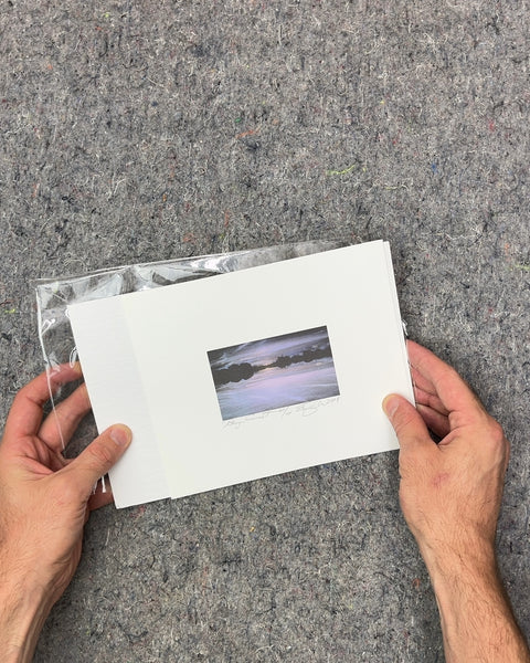 Small Landscape Art Print Signed, 7x8"