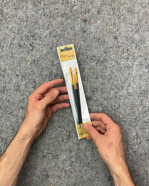 Crafter's Square 3 Piece Paint Brush Set