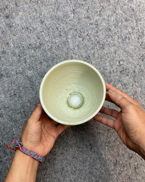 Ceramic Bowl with Drip Glaze