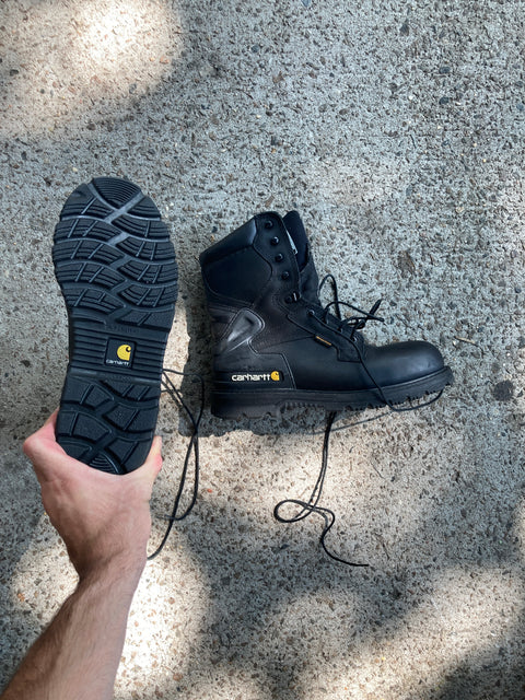 Super Serious Carhartt Work Boots, 8.5 US M or 41 EU