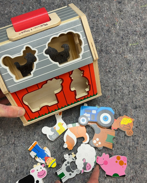 Melissa & Doug Farm Shape Sorter