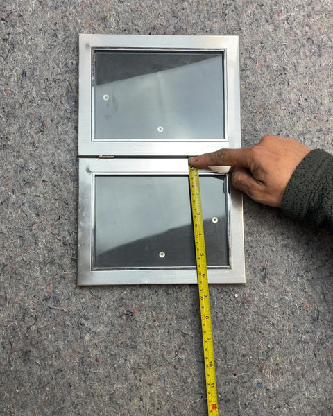 Hinged Double Picture Frame, 6.5x8"