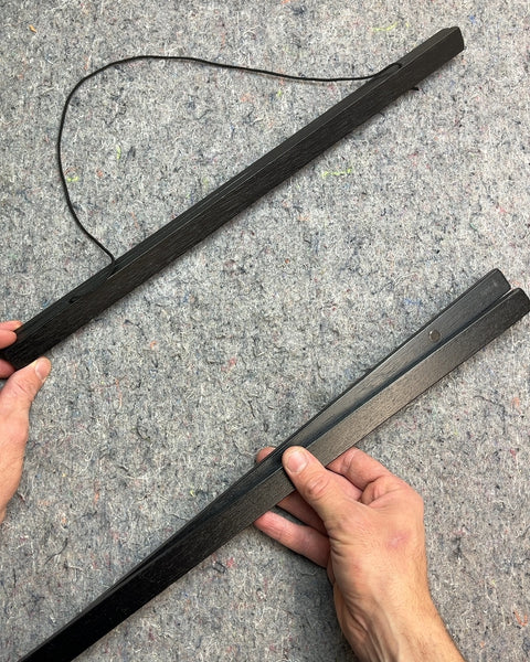 Black Magnetic Poster Hanger, 18"