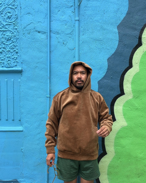 Mango Corduroy Pullover Hoodie, Size Relaxed L