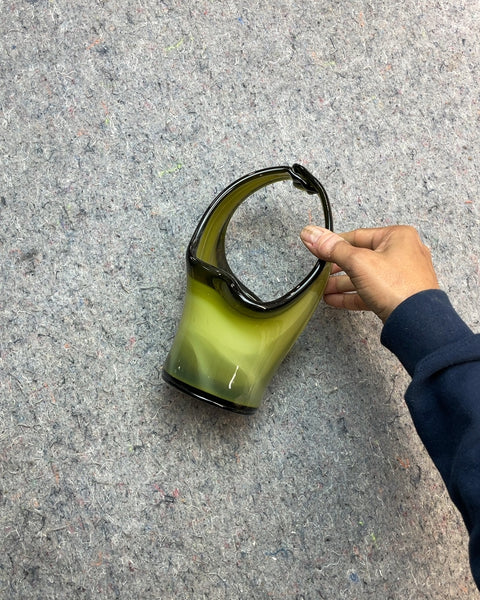 Scarab-style Green Vase