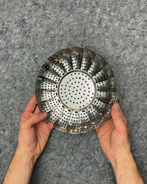 Foldable Stainless Steel Vegetable Steamer Basket
