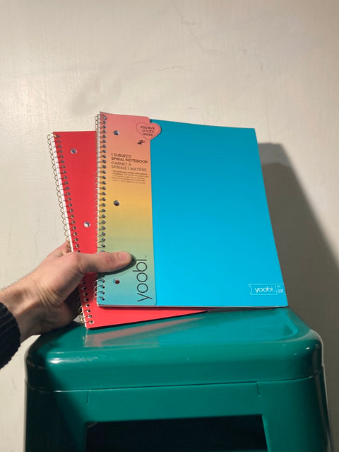 Yoobi Spiral Notebooks