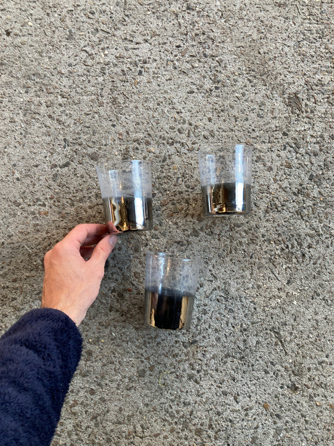 Three Cool Glasses Tinted At The Bottom