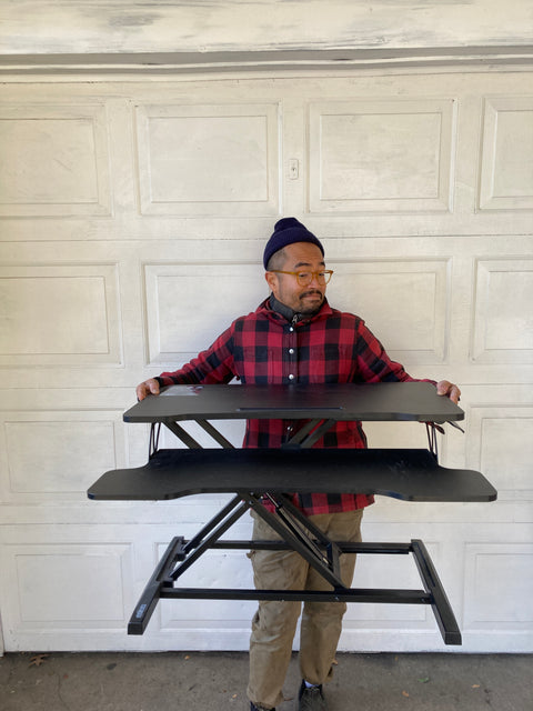 Adjustable Height Standing Desk To Put On A Table, 25x31”