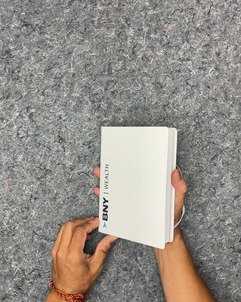 BNY Wealth White Notebook