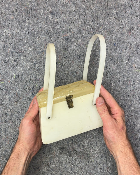 Vintage 1950s Box-style Lucite Handbag