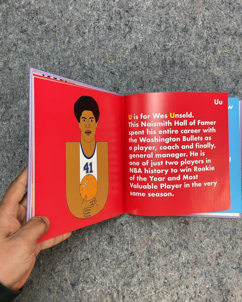 Basketball Legends Alphabet by Beck Feiner