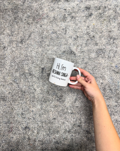 Hi, I'm Reshma Singh Novelty Ceramic Coffee Mug